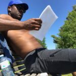 Lyriq Bent Instagram - Part of the creative process. #officefortheday
