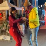 Lyriq Bent Instagram - I (learned) to salsa from the best. @roselyn_sanchez while shooting An Ice Wine Christmas. She tried. I have 2 left feet🤷🏾‍♂️Show me your moves. #itsawonderfullifetime @lifetimetv