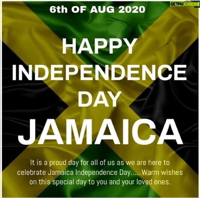 Lyriq Bent Instagram - All Jamaican big up yuself!!! We make our culture known around the world. Happy Independence Day. Bless
