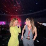 Mónica Hoyos Instagram – @lunalozanoo my partner in crime for any concert🎤😎💋
@starlitefestival 
#manuelturizo 
#sebastianyatra