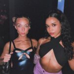 Mónica Mara Instagram - Ayer en el closing de la fashion week con mi chica @karinasoro 💅🏼 me desperté con el ojo rojo no es que me haya tomado nada soy una chica sana ya lo sabéis
