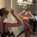 Mónica Mara Instagram - Ayer en la inauguración del @umusichotelmadrid ✨ en realidad mi mood fue la última foto Pd. si queréis os comparto rutina de bíceps