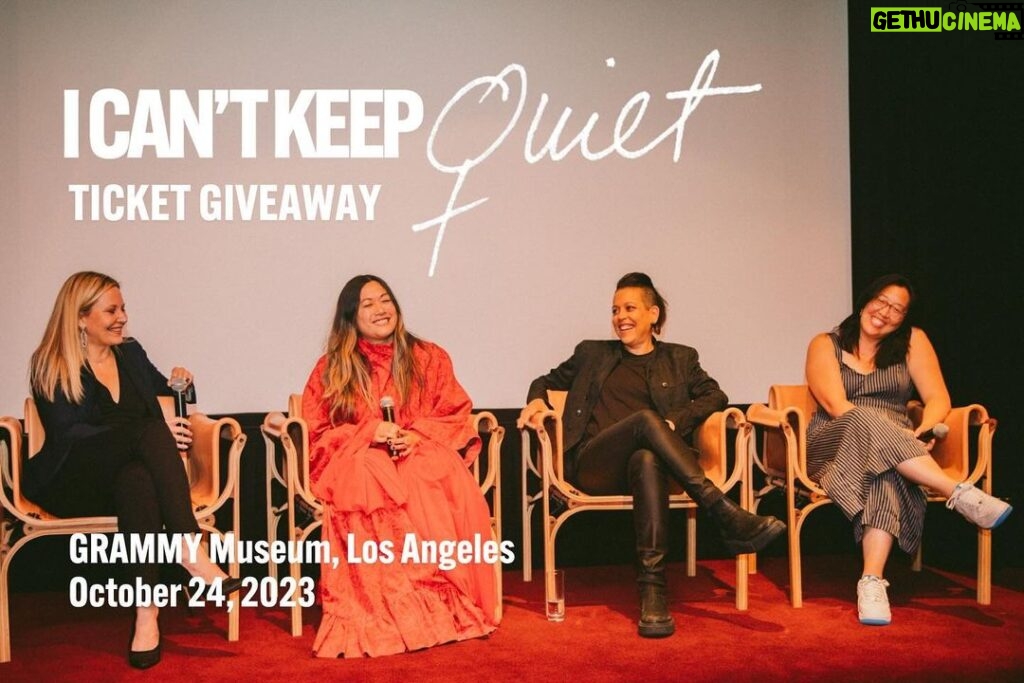 MILCK Instagram - An offering for anyone wanting to be in community with us- my team and I are giving away two (2) tickets to our documentary @ickqfilm and concert event on October 24. Just drop a heart ❤️ in the comments by midnight pst on Friday 10/20 to be entered and we’ll announce a winner over the weekend. You can also still buy tickets, and all proceeds benefit two incredible nonprofit organizations: Tuesday Night Project @tnproject —the longest-running Asian American free public arts series in the country (their open mic program was the first place I truly felt safe to share my survivor story). And @grammymuseum— making music a valued and indelible part of our society through exhibits, education, grants, and public programming. You can get tickets or learn more in my bio. GRAMMY Museum