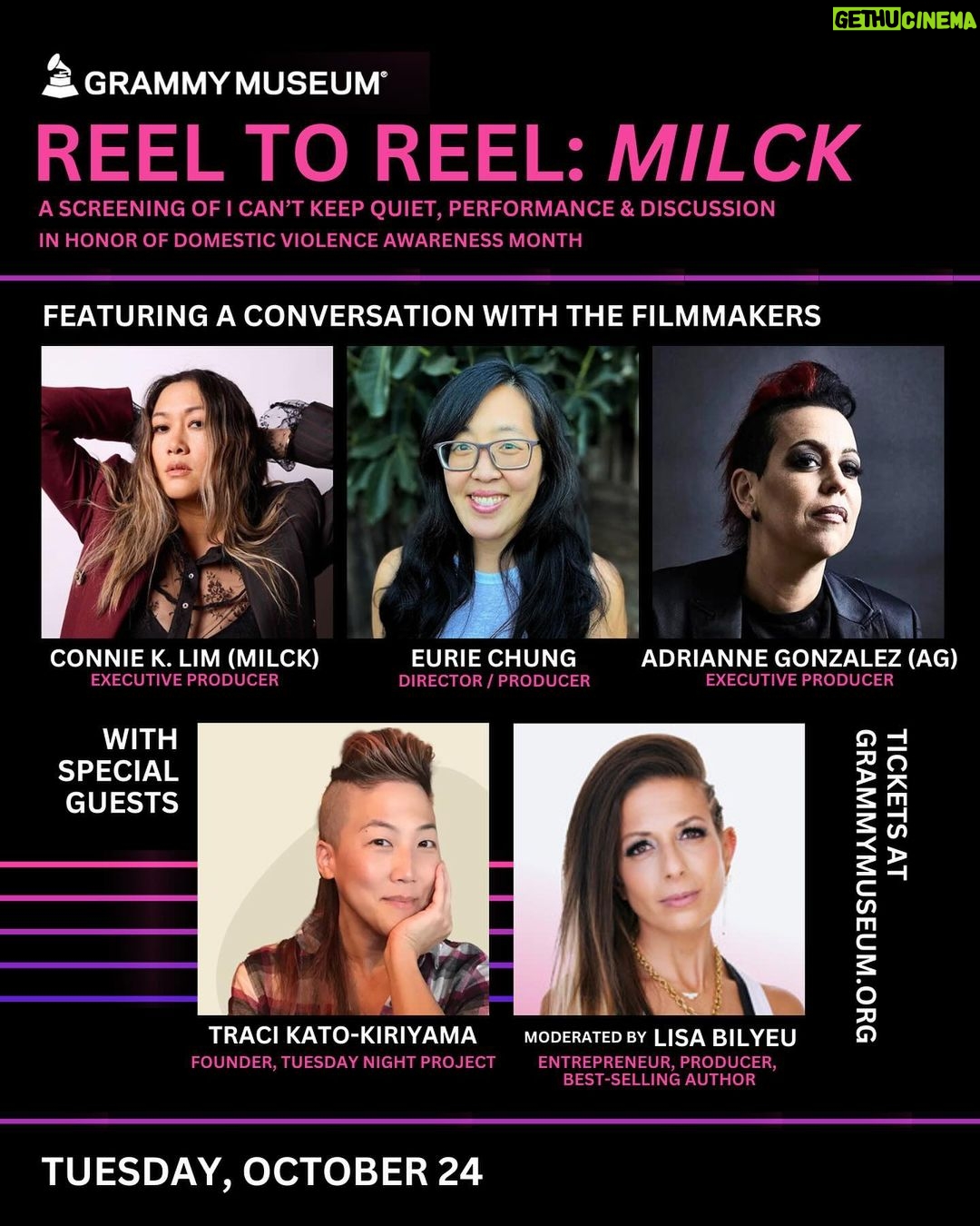 MILCK Instagram - On the surface I hope this night will be a beautiful night of music, a documentary, and a discussion. Underneath the surface, though, you’ll also see how each component is symbolic of my healing journey. My teammates and I have worked hard to make this event into a joyful offering that honors the prevention, education, and healing of domestic violence. I hope that it can provide value for your healing journey, too. #domesticviolenceawareness #icantkeepquiet #healing #community