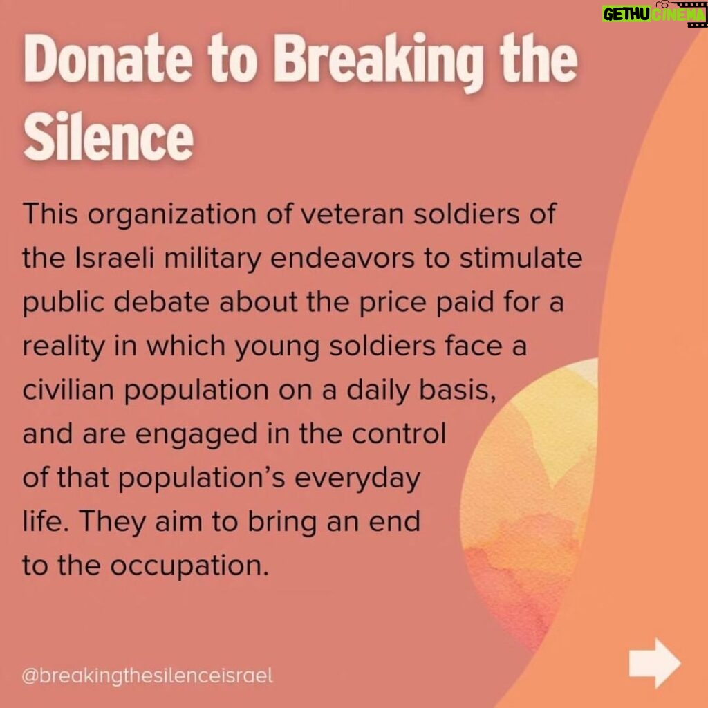 MILCK Instagram - Thank you @valariekaur and @revloveproject for putting these resources together: If you are able and willing, please consider supporting these organizations providing direct support to #israel and #palestine families. May the hostages find their way home. May a ceasefire come sooner than later to spare Palestinian lives and begin the dialogue on a peace that honors both the well being for Isreali and Palestinian families. @standing.together.english @breakingthesilenceisrael @parentscirclefriends @combatantsforpeace @baitulmaal_usa