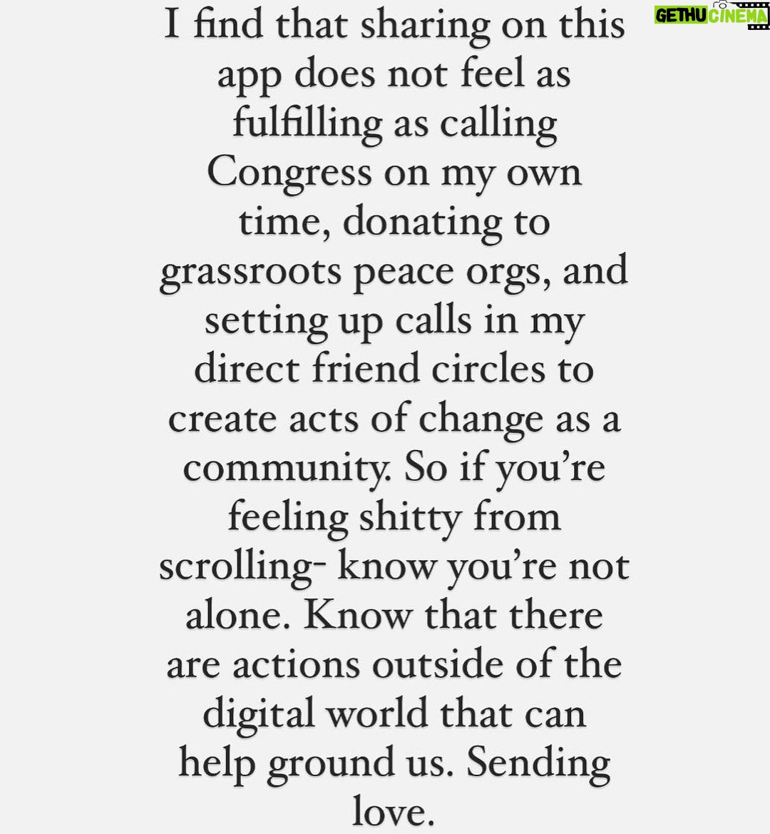 MILCK Instagram - Years ago @yokoono said Inner peace begets outer peace. It is clear to me that now is the time for us to recognize the opportunity to create something new, and to defy the urges of passing on the hurt. I’m grateful for this app in many ways, as I’ve learned so much. I’m also feeling the limitations- If we cannot process and alchemize our shame, I don’t know how the technology of social media will be useful in the long run. Praying for the Palestinian people and for the Isreali hostages. Praying for all of us- and praying we can be more willing to let go of our certainty, and to open up to the unknown. Mary Oliver stated wisely: “Let me keep my distance, always, from those who think they have the answers.” This message will probably anger someone, will probably comfort another. I am just one human with my limited perspective. I surrender to that.