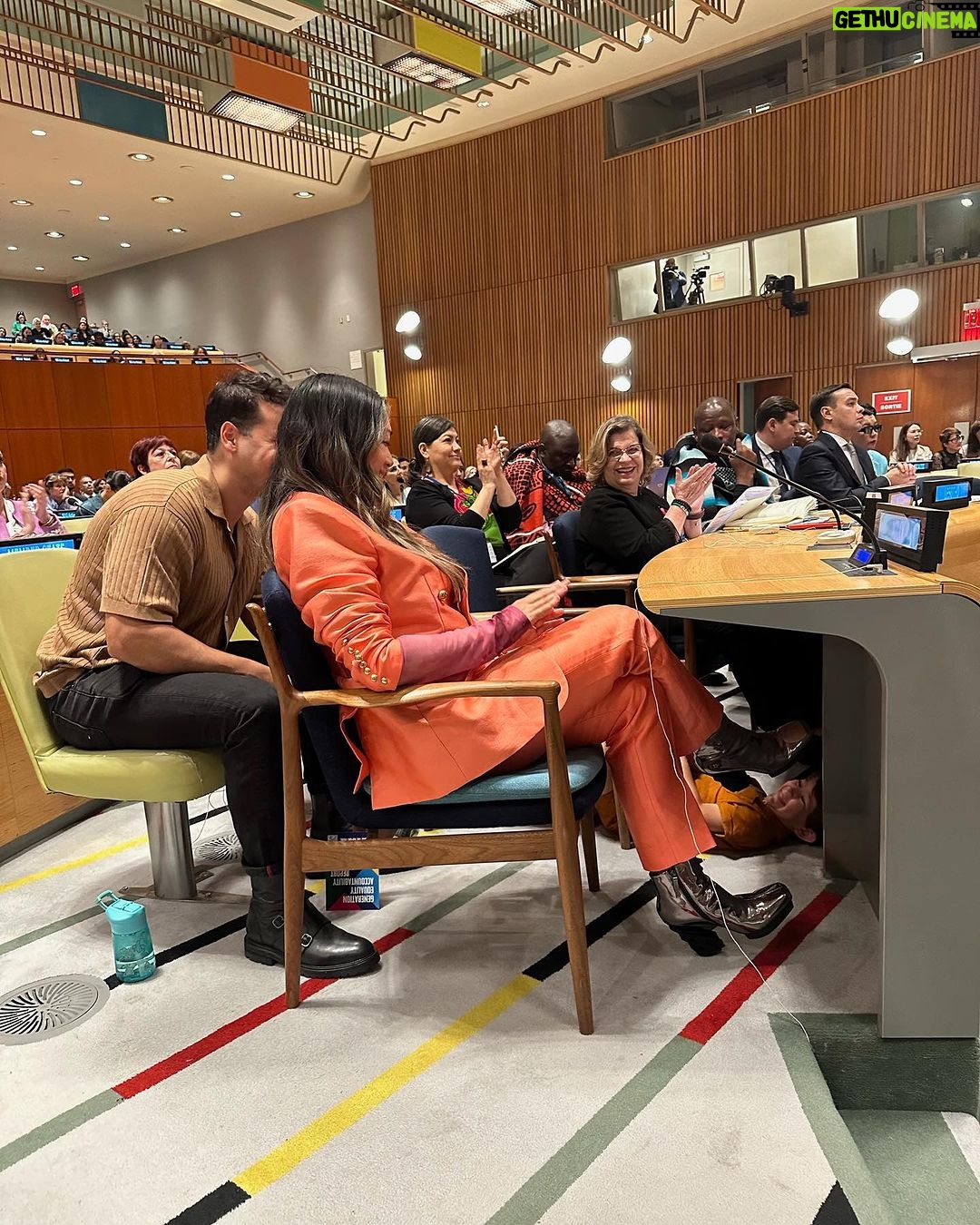 MILCK Instagram - This weekend, I experienced a bucket list moment while performing within the walls of the United Nations headquarters in NYC with the one and only @natashabedingfield. Art and policy work hand in hand. Feeling energized to continue learning how to blend the two together. Hopeful. Grateful. #UNGA #spotlightinitiative #newyorkcity United Nations Headquarters