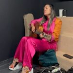 MILCK Instagram - Here’s a video of past me getting ready for a show. As I post this, current me is struggling with my mental health. Currently I’m coping by gently slowing down expectations of myself while also gently ramping up the physical movement. #mentalhealth #slowdown #selflove #healingjourney