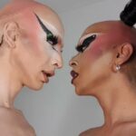 Ma'Ma Queen Instagram - Blame it on the art 🙃🙂 Doing some crazy experiment with @iammamaqueen and @fantasyfvckface voice at the back 😆 . #itsnotthatserious #fail #failbutletscallitart #itsdrag #drag #baldcap #face #art #queer #crazy #dragqueen #draglife #makeup #mua