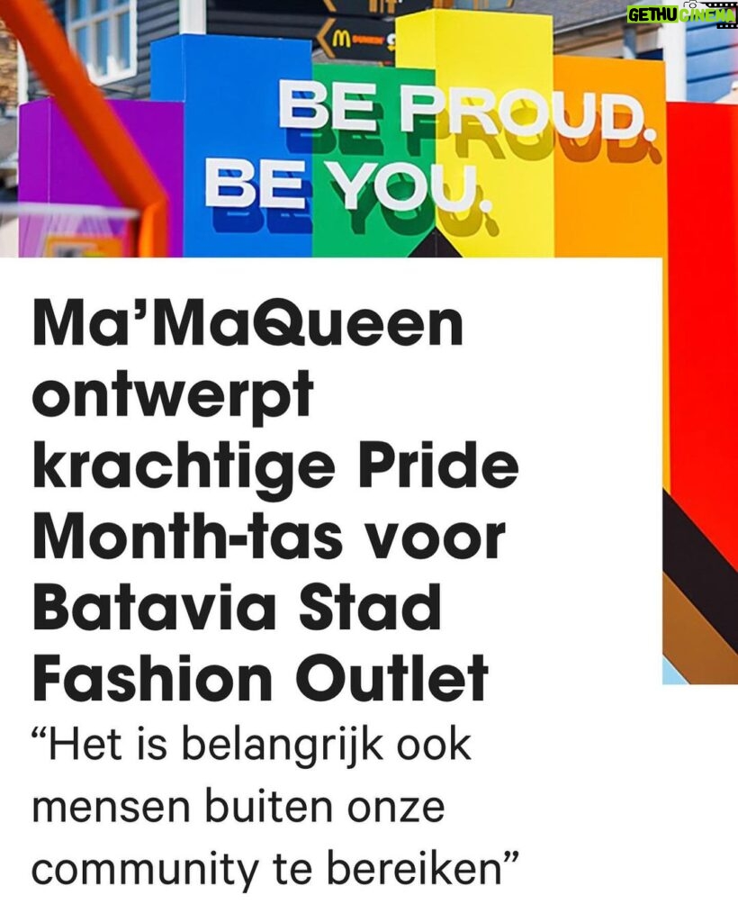 Ma'Ma Queen Instagram - Happy Pride month van Ma'MaQueen en Batavia Stad Fashion Outlet! Ter ere van deze bijzondere en belangrijke maand ontwierp ik een limited edition tas voor Batavia Stad, waarvan de opbrengsten naar ILGA- Europe gaan, die ervoor knokt om elk LGBTQIA+ persoon vrij, veilig en gelijk te maken. Jij kan een van de tassen winnen! 🚀 Bemachtig een van door Ma’MaQueen gesigneerde tassen door het volgende te doen: - Like en share deze post en tag @bataviastad en @iammamaqueen - Tag 3 vrienden die ook mee moeten doen met deze winactie omdat ze deze prachtige tas het hele jaar door met trots kunnen dragen! ✨ Happy Pride Month ✨ 🖤🤎🩶🤍🩵💙💜🩷❤️🧡💛💚 Eind van de maand maken we de winnaars bekent. ps: als je de gewoon de tas wil kopen, ga naar de link (3e) in mn bio! #partner #bataviastad #LGBTQIA+ #winactie