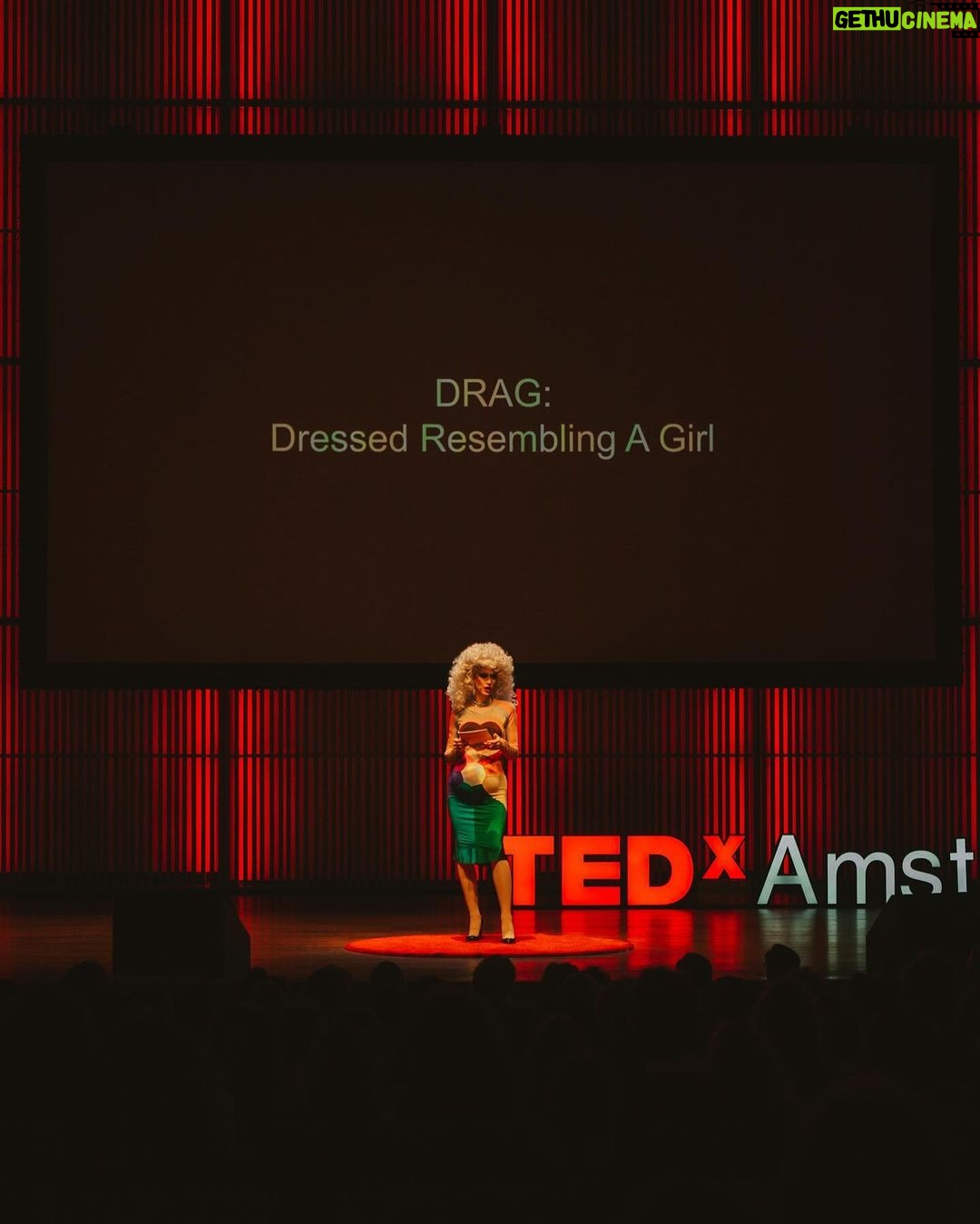 Ma'Ma Queen Instagram - Still can’t believe I did this! A had the honour and pleasure to give a Ted talk! I am now officially a @tedxamsterdam speaker! Never in my wildest dreams did I imagine myself to be on this stage and talk this talk. It’s has been a rollercoaster ride with ups and downs. It has been a long time I felt so nervous in every cell of my body but I didn’t let it get the best of me and pushed through. Walked onto the stage with my head held high and delivered the talk I worked and rehearsed so hard for. Special thanks for @annemariewisse for being my speaker coach. For @robinbaldy for sitting next to me in this rollercoaster. And to all the people from @tedxamsterdam I am so grateful to be invited for this beautiful journey. I have grown as a speaker, as an artist and as a human being. Thank you!♥️ Pictures by @oliviagracephotographyyy Muziekgebouw aan 't IJ