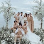 Ma Kwok-Ming Instagram - 謝謝老婆為老公安排咗個完美婚禮…… 每個細節都很美……流程安排得很好……大家都玩得很開心…… 😘😘😘 謝謝兄弟姊妹團……😎😎😎 outfit: @tomford shoes: @jimmychoo style director: @derekho_ styling: @willng_cc @creativecoven_ groomsmen outfits @ca_cindyalan