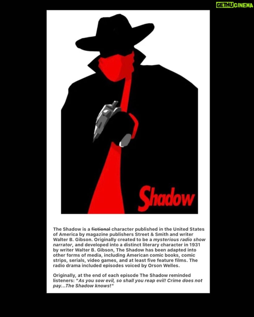 Maajid Nawaz Instagram - 1) the Jungian reference is accurate (see previous post) 2) we also happen to be Shadow Banned everywhere & this is a way to keep that fact alive 3) Though there’s also a nod to the ‘ever watching’ anon intel community as “the Shadow” 4) But it’s also a pop culture reference to crime fighting 5) and then there’s.. tasawuff