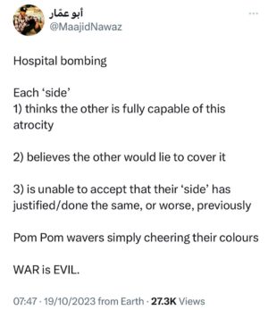 Maajid Nawaz Instagram - Am I on your side?