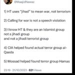 Maajid Nawaz Instagram - (Swipe left) It is censorious, practically counter-productive & politically ignorant for (understandably scared) Netanyahu-wing Zionists to be using the Gaza crisis protests today in London to try and further RESTRICT British speech rights. The @metpolice_uk are correct not to take the bait. HT (my former group) are an Islamist group. They have *never been* a terrorist organisation, and are not one today just because we disagree with them.