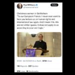 Maajid Nawaz Instagram - See my Stories for link to full video of this Bethlehem Christmas speech