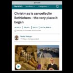 Maajid Nawaz Instagram - ITV: Christmas is cancelled in Bethlehem - the very place it began “In place of its traditional nativity scene, there is simply a baby lying in rubble”