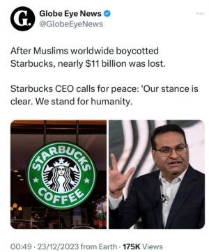 Maajid Nawaz Instagram - Personally, I stayed away from Starbucks for years since learning that they operate in extra-judicial internment camps like GUANTANAMO BAY (See my Stories for link). Always try to shop at local community run stores.
