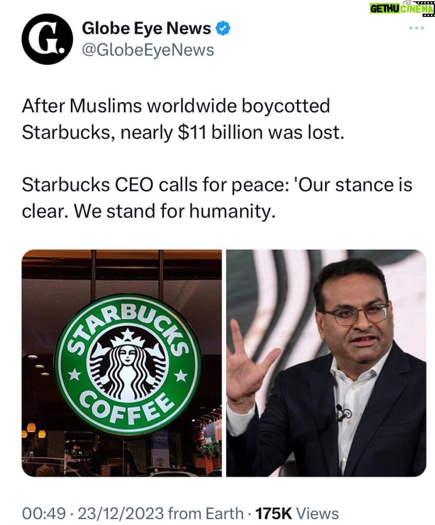 Maajid Nawaz Instagram - Personally, I stayed away from Starbucks for years since learning that they operate in extra-judicial internment camps like GUANTANAMO BAY (See my Stories for link). Always try to shop at local community run stores.