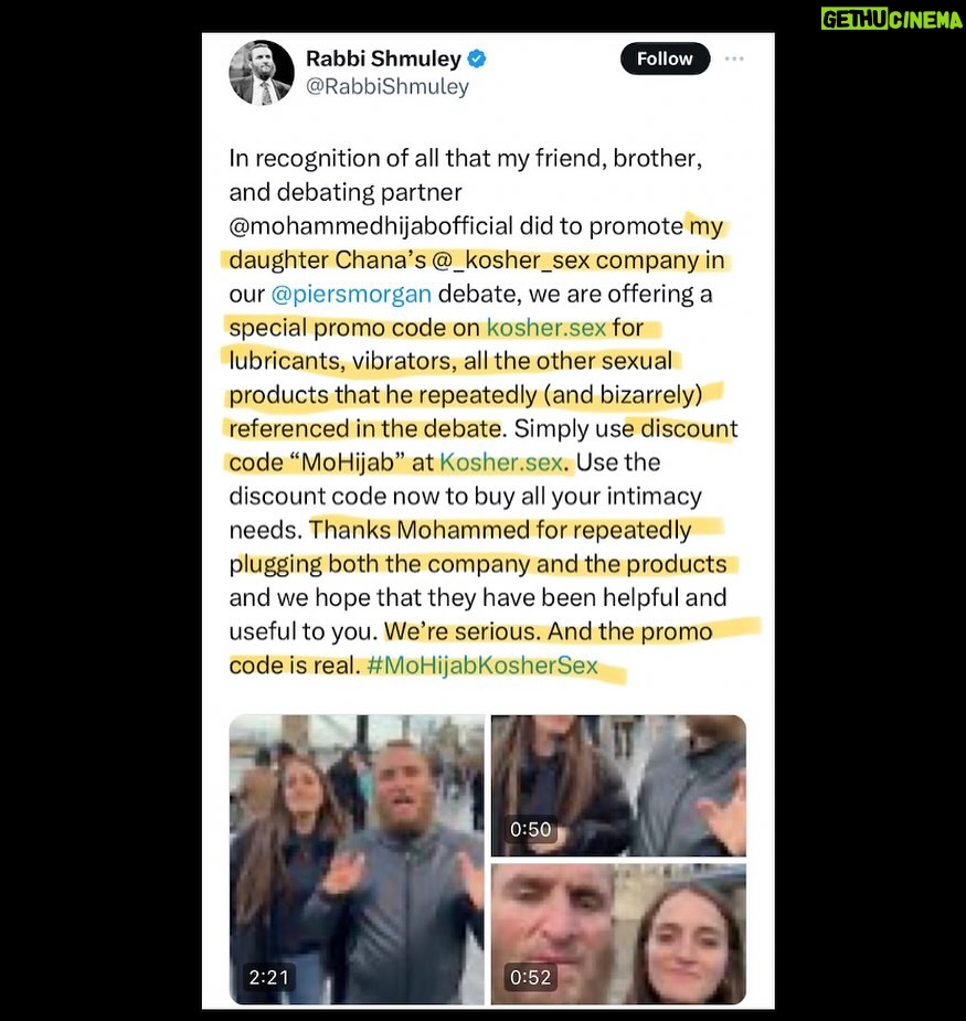 Maajid Nawaz Instagram - Errrrm… WTF? Are you on self-destruct mode @rabbishmuley? 🤡 This is real. See link in my stories.