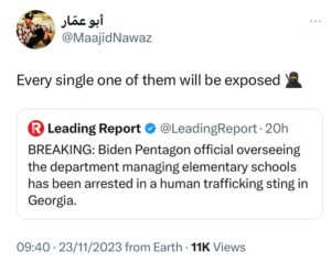 Maajid Nawaz Instagram - Radical Media.

Every single one of them will be exposed 🥷