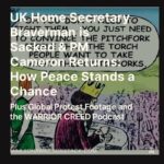 Maajid Nawaz Instagram – NEW Radical Media analysis:
UK Home Secretary Braverman is Sacked & PM Cameron Returns: How Peace Stands a Chance

– Plus global protest footage and the WARRIOR GREED Podcast
(See my Stories for link to free article)