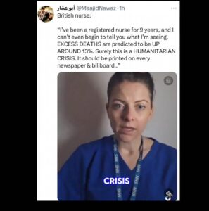 Maajid Nawaz Instagram - WHISTLEBLOWER NURSE ON GLOBAL EXCESS DEATH (See my Stories for link)