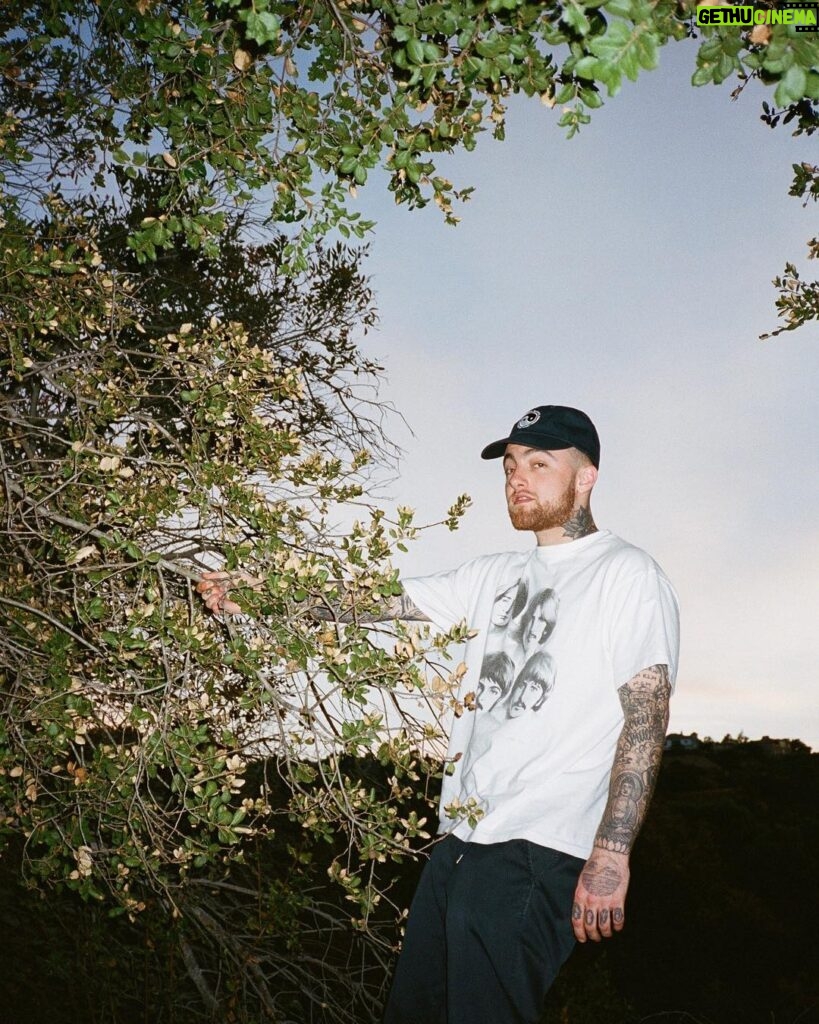 Mac Miller Instagram - hold on to a tree Los Angeles, California