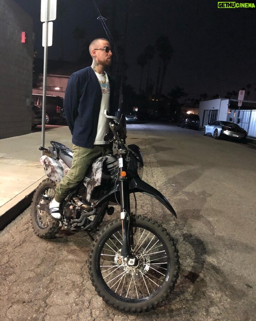 Mac Miller Instagram - this is not my motorcycle
