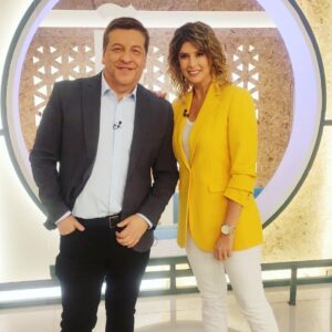 Macarena Pizarro Instagram - Segundo día en #contigoCHV junto a @jcrodriguezoriginal 
Muchas gracias a todos por los buenos comentarios y el cariño!!! 💛