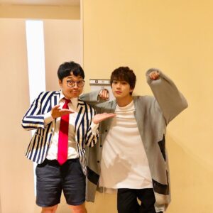Mackenyu Instagram - 今夜。
ウチのガヤがすみません
OVERDRIVEの二人で
お邪魔させていただきました
お隣、大好きなはぎちゃんです
東出さんとはぎちゃんがいてくれて
楽しい収録でした！
#overdrive 
#映画overdrive