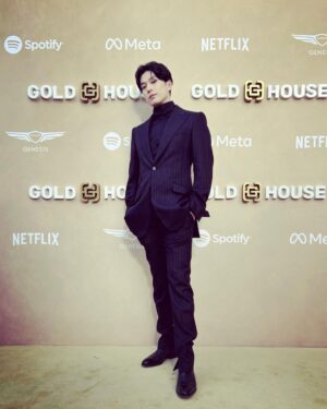 Mackenyu Instagram - Thank you for having me @goldhouseco