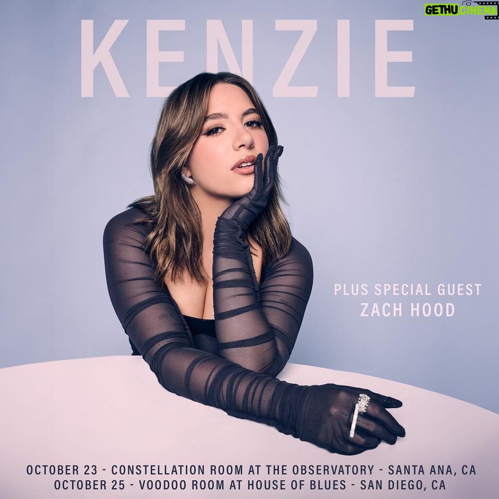Mackenzie Ziegler Instagram - excited to have @zachary.hood joining me for these shows! go grab ur tix 🤍
