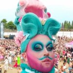 Madame Madness Instagram - Let them eat cake! 🏢🎂🌺🍭 @milkshakefestival Lashes by @sistermarypatmccooter Hair by ME Assisted by @candymakeupartist & @remystefan outfit by ME MUA by ME #love #festival #drag #dragqueen #dragraceholland #wig #wigcage #milkshakefestival #beautiful #happy #cute #gay #art #makeup #fun #fashion #photooftheday Milkshake Festival