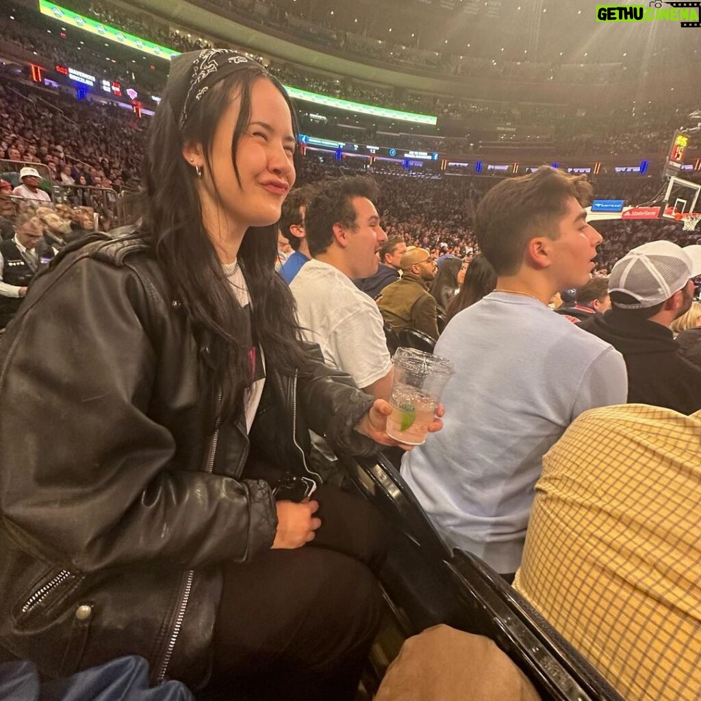 Maddie Phillips Instagram - i believe in god because i heard Neil deGrasse Tyson say “solar system” at the Knicks game New York City