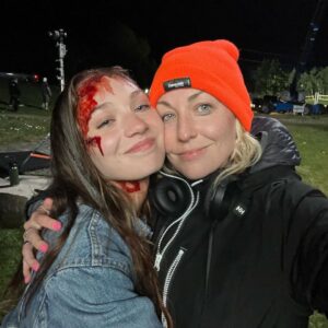 Maddie Ziegler Instagram - FITTING IN is officially yours !!! 
i love this film so much. and i love this whole cast and crew so much. 
molly, from the second i met you my heart grew 3 times bigger !! i deeply admire your vulnerability and heart. i can’t say thank you enough for trusting me with your story. even after showing up with wet hair and untied shoes the first time we met. playing lindy changed me for the better. and meeting you turned my whole world around. you got me and i got you. i love you. 
i feel so honored to be a voice and bring light to the MRKH community. you are all so incredibly beautiful inside and out. thank you all for being you. and for teaching me so much ! 
emily, djouliet, ki, and dpharaoh ! i feel so lucky to work with such talent !! and such good hearts. 
to the rest of the cast and crew i love you all!! it wouldn’t be possible without you all showing up and out everyday. 
an extra shoutout to rachel and pierre for believing in this story just as much as i did and supporting me the whole way through. 
i hope you can see how much heart was put into this film. im mushhh !! please go watch fitting in, in theaters !!! all my love ❤️❤️❤️