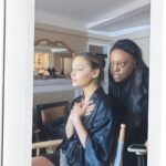Madelyn Cline Instagram - @harpersbazaarus came along for my first met. Best day ever, I’m still floating. Also, for anyone wondering there is pea soup inside. Link in bio!