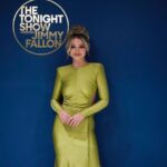 Madelyn Cline Instagram - A very happy drinksgiving spent with @fallontonight talking about how bad i am at cooking and of course Whiskey and Glass Onion 🧅🔪