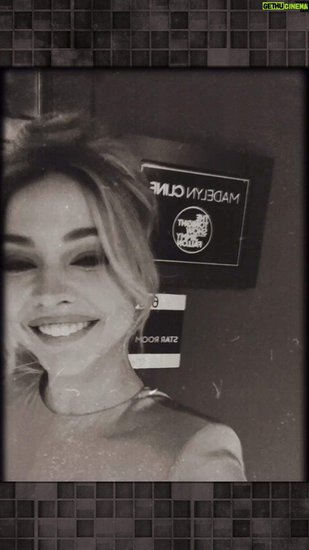 Madelyn Cline Instagram - Running around before the show! @madelyncline #FallonTonight The Tonight Show Starring Jimmy Fallon