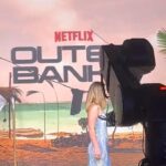Madelyn Cline Instagram - 3 seasons of celebrating @obx all wrapped up into one night. Thank you @netflix endlessly and thank you @stellamccartney for this mermaid moment!!! And congratulations to this wonderful cast and crew. 6 more days!! Also the last slide thank you @karlinacallee 😭💀