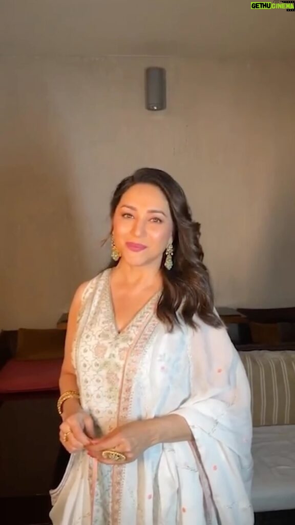 Madhuri Dixit Instagram - Dropped some exciting news on live today! Check it out incase you missed it.