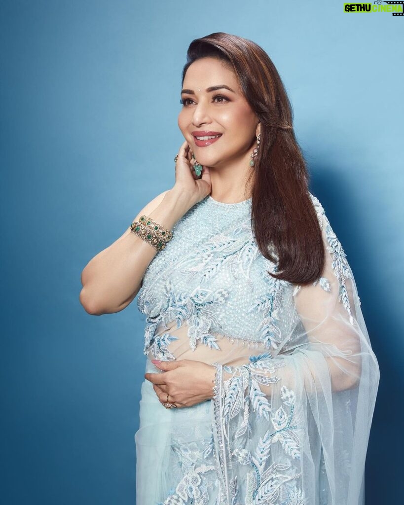 Madhuri Dixit Instagram - May this year bring you success, joy and all the adventures you’ve been dreaming of! Happy New Year✨ #2024 #happynewyear #newyear #loveandluck