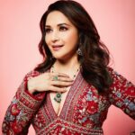 Madhuri Dixit Instagram - Paint the town red ❤️🎶 #sunday #sundayfunday #photoshoot #photooftheday #red #redlove