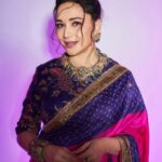 Madhuri Dixit Instagram - A pop of pink, a dash of grace 🫶🏻 #thursday #tbt #photooftheday #photoshoot #dancedeewane #sareelove