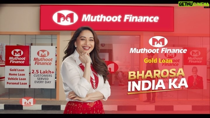 Madhuri Dixit Instagram - Trust is the currency of life, and Muthoot Finance is here to ensure your dreams are well-invested. Join us on this journey of trust and fulfillment with Muthoot Finance Loans-Bharosa India Ka and embark on a journey of making dreams come true. #ad #MuthootFinance #mosttrusted #MuthootFamily #BharosaIndiaKa