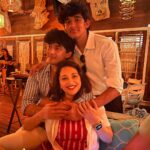 Madhuri Dixit Instagram - My boys ❤️ How can you both be in college already! Where has the time gone? Still, I’m excited for you to have your adventures and become the best version of yourselves. I love you always and will miss you immensely, all the time. Home won’t be the same without you two.