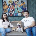 Madhuri Dixit Instagram - We chose to adopt, not shop, and ended up with the ultimate good boy! Hear the story of Carmello in our new video, out now on YouTube. Watch the full video. Link in bio🔗 #DrNene #Carmello #indiedog #adoptdontshop #healthtipsofdog #instagram