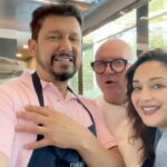 Madhuri Dixit Instagram – Great cooking starts with great Chefs with vision. So when we had a chance to dine with the great Gaetano Trovato and then take a lesson with the 2 Michelin star chef and his team, we were truly humbled. Here is his vision.❤️

#DrNene #michelinstar #chefgaetanotrovato