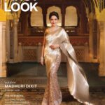 Madhuri Dixit Instagram - Madhuri Dixit: An Icon Of Elegance Embodying the poise and opulence of a Queen, evergreen Bollywood actress Madhuri Dixit @madhuridixitnene graces the cover of First Look @firstlook.magazine by Purple Style Labs, from the house of Pernia’s Pop-Up Shop @perniaspopupshop. . Editor: Nupur Mehta Puri @nupurmehta18 Photographer: Vaishnav Praveen @vaishnavpraveen Creative Director and Stylist: Nupur Mehta Puri @nupurmehta18 @n2root Assistant Stylists: Sanskriti Sharma @sanssgram , Neha Maggo @nehamaggo & Tanya Virdi @tanyavirdi Makeup Artist: Billy Manik @billymanik81 Hair Stylist: Sheetal Khan @sheetal_f_khan Production: Niharika Singh @studiolittledumpling Location: Samode Hotels India @samode_hotels Team Pernia's Pop-Up Shop: Priya Majmudar @priyamajmudar , Revati Palshethkar @revatipalshetkar & Karan Singhania @karansinghania1411 Saree: Kiran Uttam Ghosh ( @kiranuttamghosh ) Jewellery: Aaloki by CH Jewellers ( @aaloki.ch ) . #perniaspopupshop #perniaspopupshopxkiranuttamghosh #kiranuttamghosh #firstlook #firstlookmagazine #magazine #stylefiles #madhuridixit #madhuridixitnene