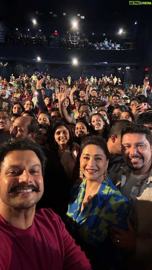 Madhuri Dixit Instagram - Overwhelming response for our movie “Panchak” in the theatres! Go watch it! Spread the word ❤ #panchakthemovie #laughriot #familyentertainer